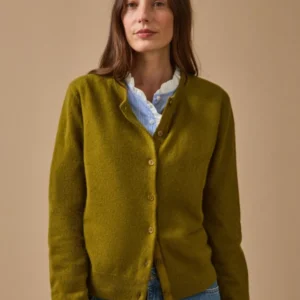 Geknöpfter Damen-Cardigan - Cashmere-Kollektion