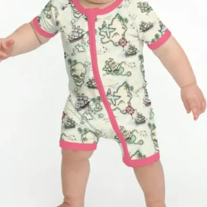 Pirate Treasure Map Quest Bamboo Shorty Zippy