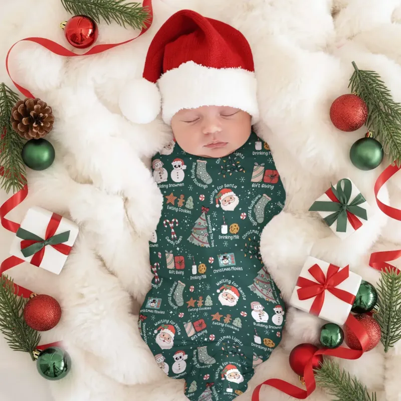 Christmas Things Bamboo Swaddle Blanket