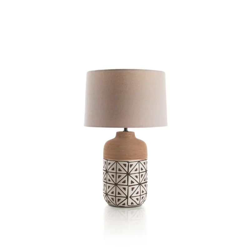 Lampada da tavolo BISKRA-B | Bianco