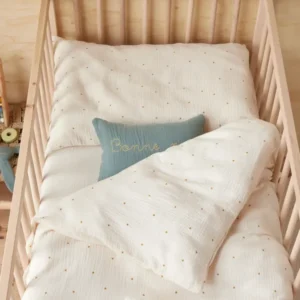 Baby-Bettbezug aus Bio-Baumwoll-Gaze « Baby »