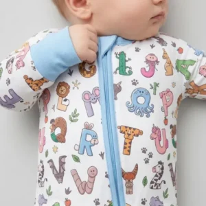 Animals Alphabet Bamboo Convertible Zippy