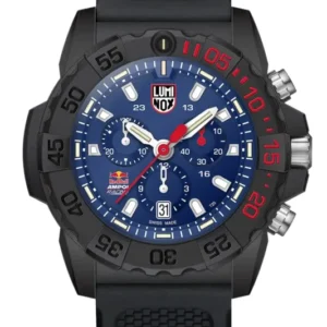 Luminox Herren-Chronograph mit schwarzem Carbonox-Gehäuse und blauem Zifferblatt