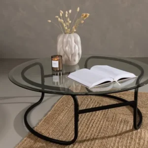 Couchtisch Silento - mit Glasplatte