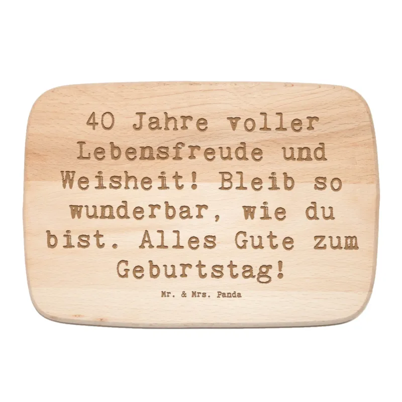 Frühstücksbrett Spruch 40. Geburtstag Freude|p:1731568|h:6b0045671e7b0bf6d7d116645c6d7386