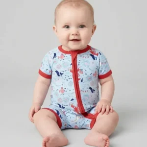 250 Summers Strong Matching Family Bamboo Shorty Zippy