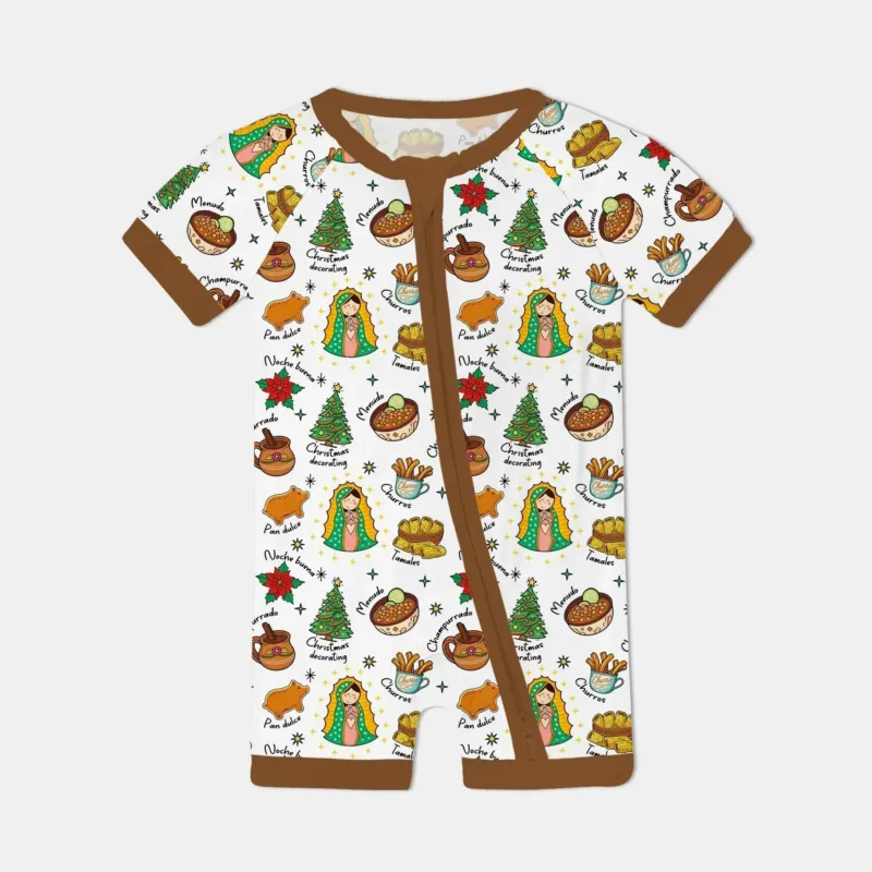 Abuelita and Pan Dulce Season Bamboo Shorty Zippy
