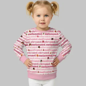 Educated Motivated Elevated Melanated Bamboo Crewneck Sweatshirt
