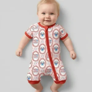 Patriotic Coquette Bamboo Shorty Zippy