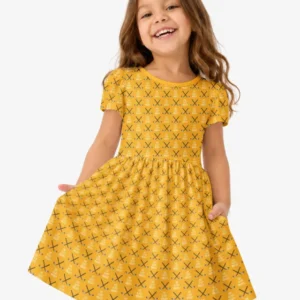 Eat Sleep Hockey Bamboo Twirl Dress
