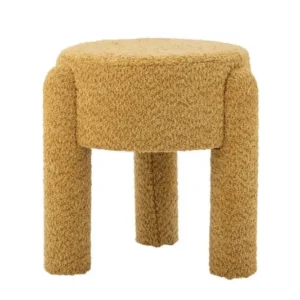 Beistellhocker Bini – Dekorativer Hocker in Gelb
