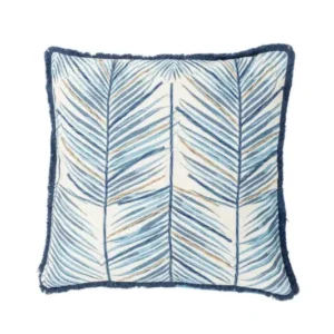 Zierkissen Lana - aus Baumwolle in der Farbe Blau