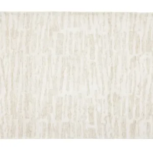 Teppich Inara – in Beige oder Grau aus Polyester & Baumwolle