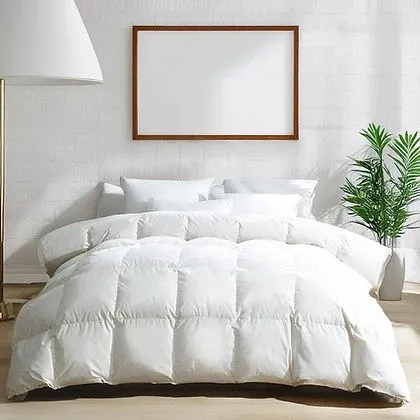 Lisburn White Goose Down Duvet 500TC 600 Loft