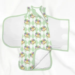 Mardi Gras Donut Bamboo Sleep Bag Swaddler