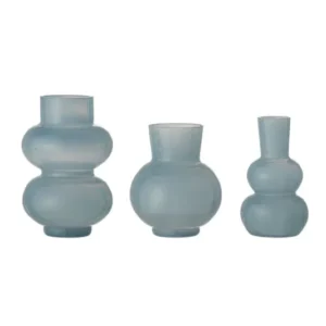 Vasenset (3-teilig) „Müsty“ – aus Glas