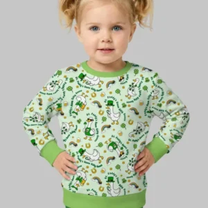 St. Patrick's Day Silly Goose Bamboo Crewneck Sweatshirt