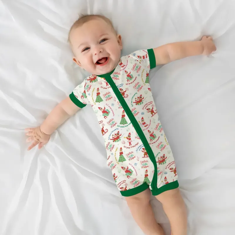 Christmas Elf Bamboo Shorty Zippy