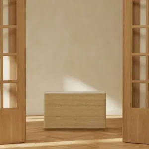Beistelltisch Cirella - in natürlicher Holzoptik
