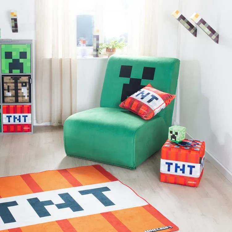 Minecraft Drehsessel „Creeper“ – mit 360° Drehfunktion & Polsterung