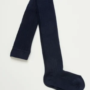 Mädchen-Strumpfhose aus Rippstrick