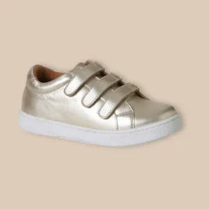 Mädchen-Sneaker aus irisierendem Leder