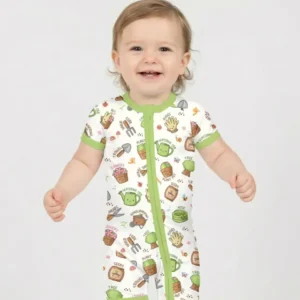 Kawaii Garden Crew Bamboo Shorty Zippy