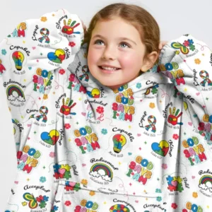 God Says I am Different Wearable Bamboo Blanket Hoodie