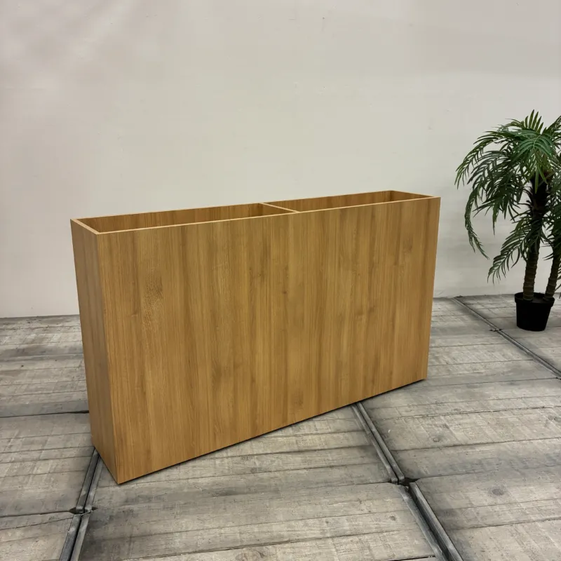 WINI Pflanzkübel Raumteiler 170x100 Holz 2 Fächer Blumenkübel Gebraucht