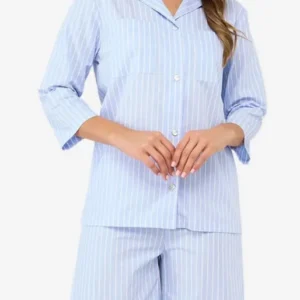 Pyjama court Femme Mona Bleu 1