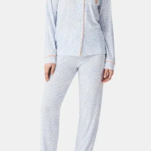 Pyjamas Femme Félina BLEU 1