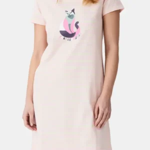 Chemises de nuit Femme Chatleureuse ROSE 1