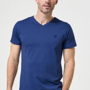 Haut Homme Marin Manches courtes Couleur MARINE 1