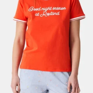 Pyjashort Femme Good night session Orange 1
