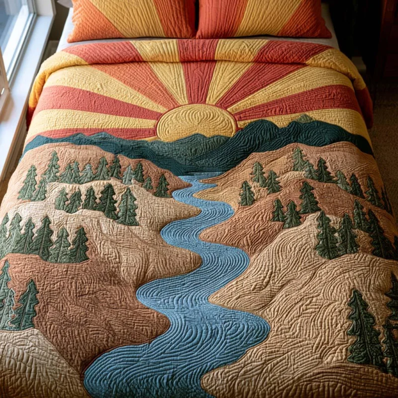 Bright Happy Moments Bamboo Quilt Bedding Set