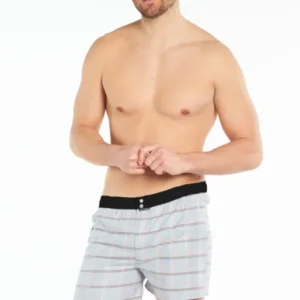 Caleçon avec suspensoir Homme Le Club n°916 Gris 1