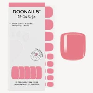 Lazy Flamingo Pediküre UV Gel Strips
