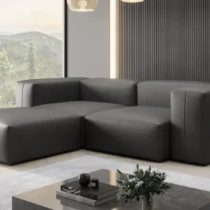 Designer Ecksofa Snug Mini in Echtleder