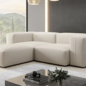 Designer Ecksofa Snug Mini in Stoff