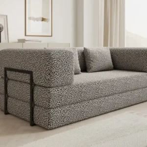 Designer Sofa Lazy 3 Sitzer im Wildmuster