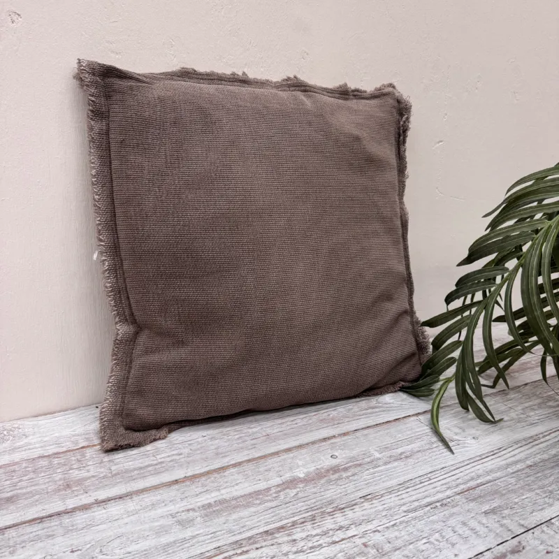 PTMD Kissen Indra Braun 45x45 Dekokissen Neuware
