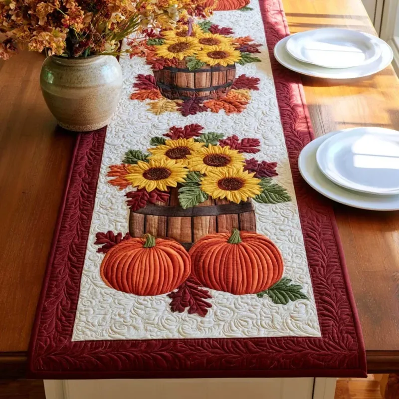 Fall Timeless Beauty Quilt Table Runner