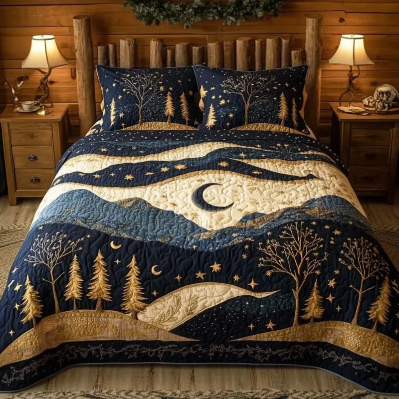 Forest Garden Magic Bamboo Quilt Bedding Set