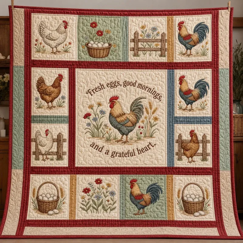 Fresh Morning Bamboo Quilt Blanket