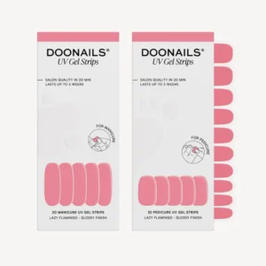 Lazy Flamingo Mani & Pedi Set - UV Gel Strips
