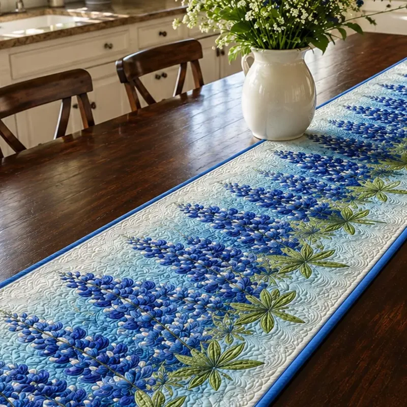 Gentle Petal Charm Quilt Table Runner
