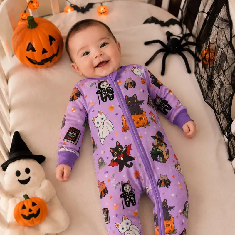 Halloween Costume Cats Bamboo Convertible Zippy