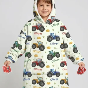 Custom Name A Little Dirt Never Hurt Bamboo Blanket Hoodie