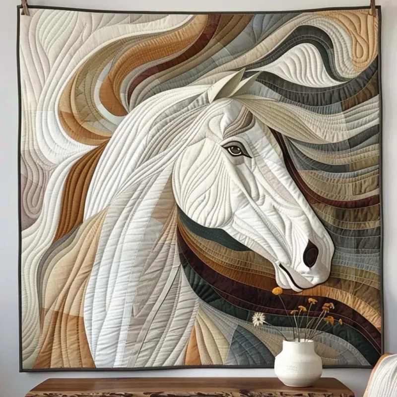 Horse Valley Bamboo Quilt Blanket