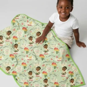 Custom Name Juneteenth I Am My Ancestors' Wildest Dream Bamboo Blanket